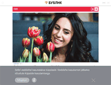 Tablet Screenshot of bublik.delfi.ee