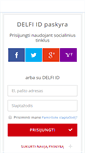 Mobile Screenshot of id.delfi.lt