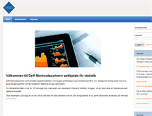 Tablet Screenshot of delfistatistik.delfi.se