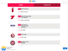Tablet Screenshot of m.tv-programma.delfi.lv